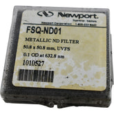 NEW Newport FSQ-ND01 Metallic Neutral Density Filter 50.8x50.8mm UVFS 0.1 OD
