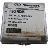 NEW Newport FSQ-ND05 Metallic Neutral Density Filter 50.8x50.8mm UVFS 0.5 OD