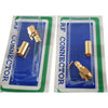 Lot of 3 NEW Pan Pacific SMA-2518P Straight Crimp Plug SMA Male RG-58 Coax