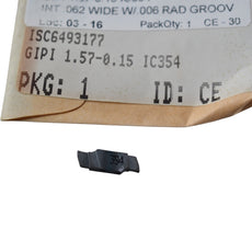 Pack of 1 NEW Iscar GIPI 1.57-0.15 IC354 Groove Turn Carbide Insert Single 1.57