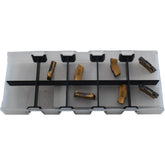 Pack of 7 NEW Iscar TGMF 304 IC830 6450129 Top Grip Grooving Carbide Inserts