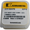 Pack of 1 NEW Kennametal KTIP1350HPM KCP15 4158968 KenTIP Drill Insert 13.5mm