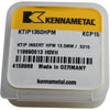 Pack of 1 NEW Kennametal KTIP1350HPM KCP15 4158968 KenTIP Drill Insert 13.5mm