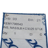 Pack of 1 NEW Kennametal NAS3L8 KC5025 1796543 Top Notch Threading Insert