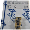 Pack of 5 NEW Kennametal EP1008SGD KC725M 3642170 Carbide Milling Inserts