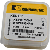 NEW Kennametal KTIP03750HP KCP15 KenTIP Carbide Replaceable Drill Tip