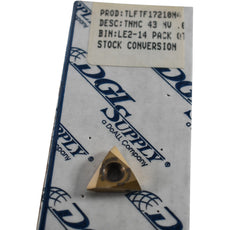 NEW Tool-Flo TF17210N4 TNMC-43-NV GP50C On-Edge Threading Insert Single 1PC