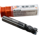 NEW IMCO 67214 M924 Pow-R-Feed Corner Radius End Mill 1/2'' Dia 4 Flute Carbide