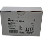 NEW Allen Bradley 1489-M1C200 Ser D Miniature Circuit Breaker 1 Pole 20A C Curve