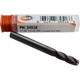 NEW IMCO 34516 E14B 4F RR Accelerator Mill 1/4'' Dia 3/4'' LOC Carbide End Mill