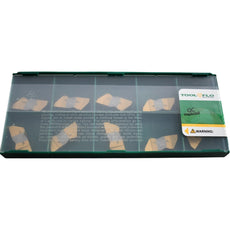 Pack of 10 NEW Tool-Flo FLG-3156L GP50C Flo-Lock Grooving Inserts Carbide TiN