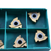 Pack of 10 NEW Tool-Flo L43 530 EXT GP50F Threading Inserts Carbide 13154N4F