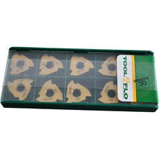 Pack of 10 NEW Tool-Flo L43 530 INT GP50F Threading Inserts Carbide 13158N4F