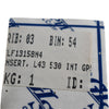NEW Tool-Flo L43 530 INT GP50F Laydown Threading Insert Carbide 13158N4 Single