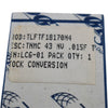 NEW Tool-Flo TNMC 43 NV .015F GP50C Threading Insert TLFTF18170N4 Single