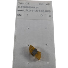 NEW Tool-Flo FLG-3125R-CB GP50 Grooving Insert Carbide TLF563825PRN4 Single