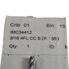 NEW IMCO 34412 E14 3/16 4FL CC SER 1350 Solid Carbide Square End Mill
