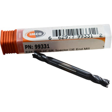 NEW IMCO 99331 E24 3/16 4F SR Spector DE End Mill AlTiN Carbide Double End