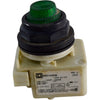 Square D 9001KM38 Ser H 30mm Pilot Light Module Green Lens 120V AC DC 120MB