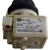 Square D 9001KM38 Ser H 30mm Pilot Light Module Green Lens 120V AC DC 120MB