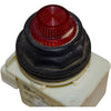 Square D 9001KM38 Ser H 30mm Pilot Light Module Red Lens 120V AC DC 120MB