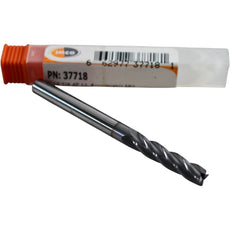 NEW IMCO 37718 E14 1/4 4F LL Accelerator Mill TiCN Solid Carbide End Mill