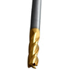NEW IMCO 30730 E14 1/4 4F RR AUCARB End Mill 1/4x1/4x3/4x2-1/2 TiN Carbide