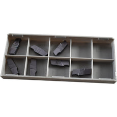 Pack of 7 NEW Iscar GIP 3.18-0.20 IC908 Carbide Grooving Turning Inserts 06402812