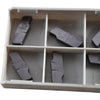 Pack of 7 NEW Iscar GIP 3.18-0.20 IC908 Carbide Grooving Turning Inserts 06402812