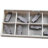 Pack of 7 NEW Iscar GIP 3.18-0.20 IC908 Carbide Grooving Turning Inserts 06402812