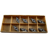 Pack of 8 NEW Iscar VNMG 332-TF IC8250 Carbide Turning Inserts 160408-TF