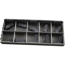 Pack of 9 NEW Iscar GIP 3.00E-1.50 IC908 Carbide Grooving Inserts 06402794
