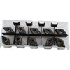 Pack of 10 NEW Iscar DNMG 332-NF IC8250 Carbide Turning Inserts 110408-NF