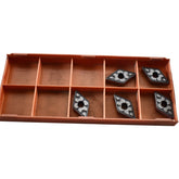 Pack of 5 NEW Iscar DNMG 432-TF IC6015 Carbide Indexable Turning Inserts