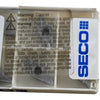 Pack of 10 NEW Seco VBMT110208-F1 TP2501 Carbide Turning Inserts VBMT21.52-F1