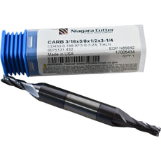 NEW Niagara Cutter CD430-0.188-XF3-S.3-Z4 Carbide End Mill 3/16 EDP N85642