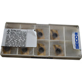 Pack of 8 NEW Seco XOMX180604R-M10 F40M High Feed Milling Carbide Inserts