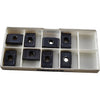 Pack of 8 NEW Seco NI-LN21-23025-1 F30M Heavy Duty Carbide Milling Inserts