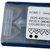 Pack of 10 NEW Komet WOEX 080404-01 BK7935 Unisix Carbide Indexable Drill Inserts