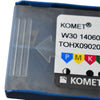 Pack of 10 NEW Komet TOHX090204EL-G06K10 Carbide Drilling Inserts W30140600421