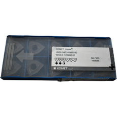 Pack of 10 NEW Komet Unisix WOEX 120608-01 Carbide Drilling Inserts BK7930