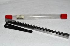 DUMONT 22215 1/2'' Broach Size, D Style 13-7/8'' OAL High Speed Steel Keyway Broach