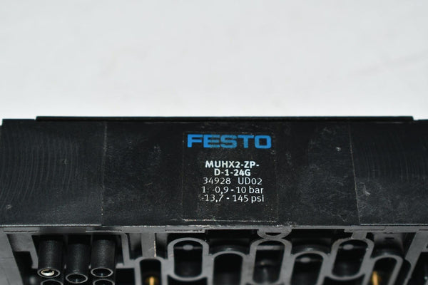 Festo Muhx2-Zp-D-1-24G, Intermediate Solenoid Plate MSUG-3-24VDC Coil ...