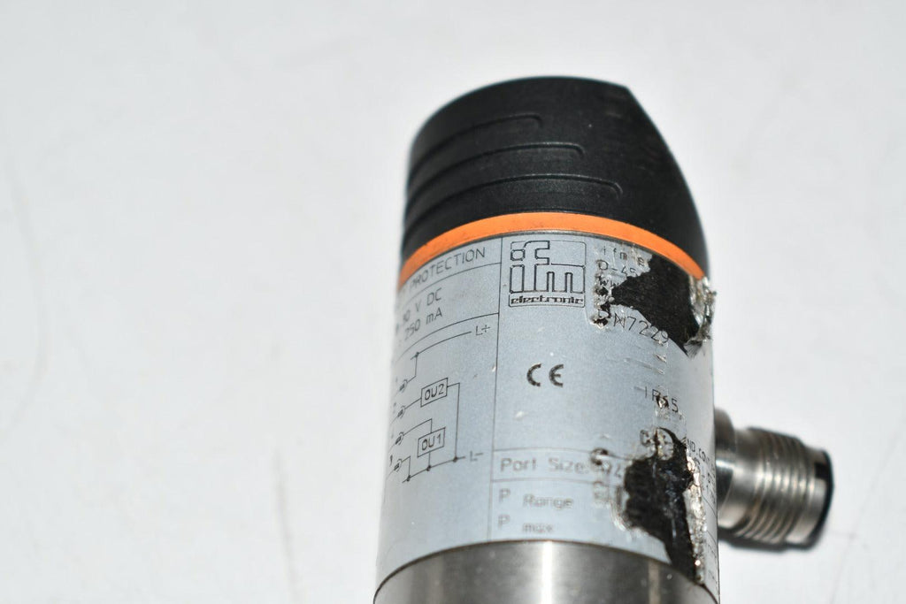 IFM Effector Pressure sensor with display PN7229 1/4'' NPT Condition_Used