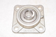 IPTCI SUC204-12 Stainless Steel Ball Flange Bearing 4 Bolt Corrosion Resistant
