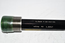 Johnson Gage 1.563-18 UN-3A Setting Plug Thread Plug Gage MEAN pd 1.5247