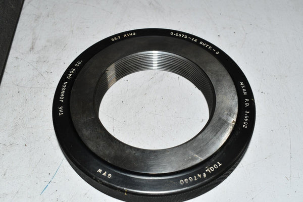 Johnson Gage 3.6875 Digital Internal Thread Gaging Comparator Inspecti ...