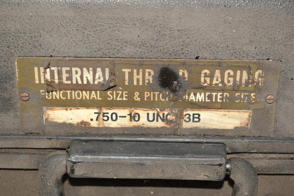 Johnson Gage .750-10 UNC-3B Digital Internal Thread Gaging Comparator ...