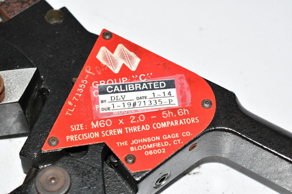 Johnson Gage M60 x 2.0-5h,6h Digital External Thread Gaging Comparator