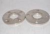 Lot of 2 A240 304L 2-1/2'' 150 LBS 060607 Stainless Steel Flanges 4 Bolt